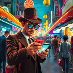 Whose Phone Is This, Anyway? - Text-based game