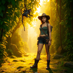 Hearts & Treasures: Jungle Quest - Text-based game