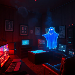 Haunted Byte: Who's This? - Text-based game