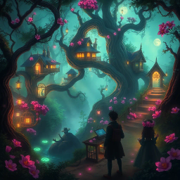 Whispers of the Enchanted Grove - Text-based game
