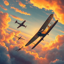 Sky Duel: A Sopwith Saga - Text-based game