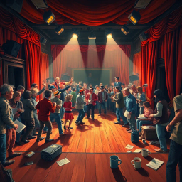 Showdown: Who Stole the Show? - Text-based game