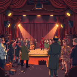 Showdown: Who Stole the Show? - Text-based game