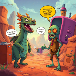 Whose Dimension Is It Anyway? - Text-based game