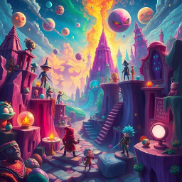 Whose Dimension Is It Anyway? - Text-based game