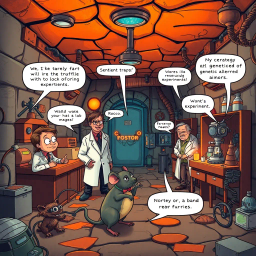 Lab-Rats: Whose Lab is It Anyway? - Text-based game