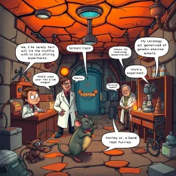 Lab-Rats: Whose Lab is It Anyway? - Text-based game