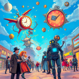 ChronoClash: Whose Time Is It Anyway? - Text-based game
