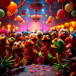 Murder at the Muppet Gala - Text-based game