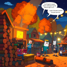 Log Jam: Who's Logs Are These Anyway? - Text-based game