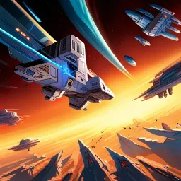 Retro Galaxy: The Last Defender - Text-based game