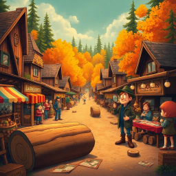 Log Jam: Whose Logs Are These Anyway? - Text-based game