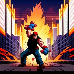 Tetris Beatdown - Text-based game