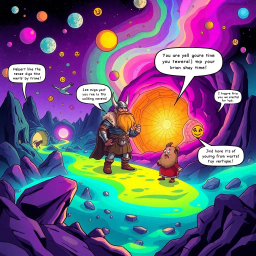 Chrono Chums: Whose Hello is it Anyway? - Text-based game