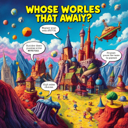 Whose Worlds That Anyway? - Text-based game