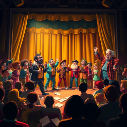 Showdown: Who Stole the Show? - Text-based game