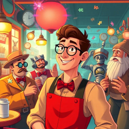 Chrono Chums: Whose Hello is it Anyway? - Text-based game