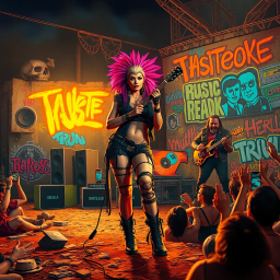 Wasteland Karaoke Showdown - Text-based game