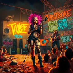 Wasteland Karaoke Showdown - Text-based game