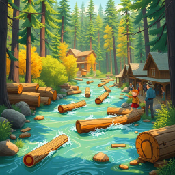 LogJam: Whose Logs Are These Anyway? - Text-based game