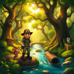 Log Jam: Wood You Believe It? - Text-based game