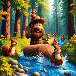 Log Jam: Wood You Believe It? - Text-based game
