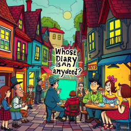 Whose Diary Is It Anyway? - Text-based game