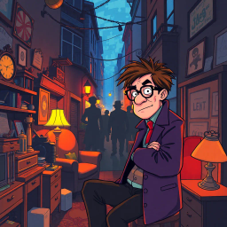 Whose Shadow Is It Anyway? - Text-based game