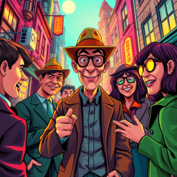 Whose Face Is This Anyway? - Text-based game