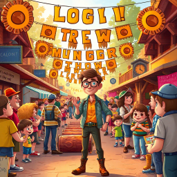 Log Jam: The Great Timber Conspiracy - Text-based game