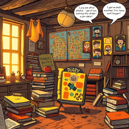 Whose Diary Is It Anyway? - Text-based game