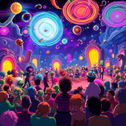 Whose Line is it Anyway in the Multiverse? - Text-based game