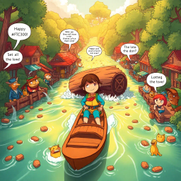 Log Jam: Whose Logs Are These, Anyway? - Text-based game
