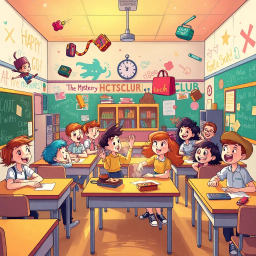 Mystery Club: The Sizzling School Saga - Text-based game