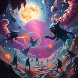 Nightmare Duel: Dreamscape Showdown - Text-based game