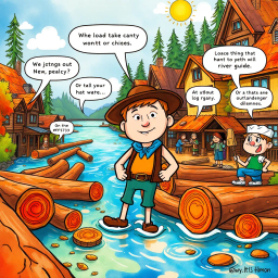 Log Jammin': Whose Logs Are These, Anyway? - Text-based game