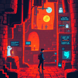Haunted Byte: Who's This? - Text-based game