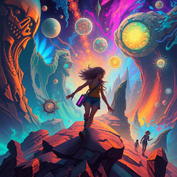 Spectrum Wars: Which Dimension Is It Anyway? - Text-based game