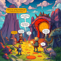 Whose Prophecy is it Anyway? - Text-based game