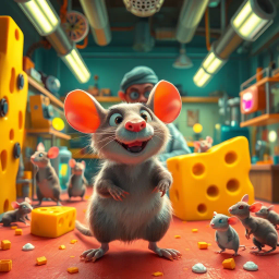 Lab Rats: Whose Lab Is It Anyway? - Text-based game