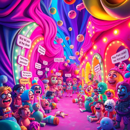 Memeception: Whose Hello Is It Anyway? - Text-based game