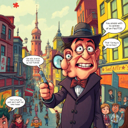 Whose Face Is This, Anyway? - Text-based game