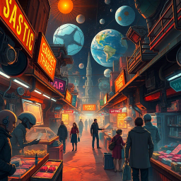 Galactic Bargain Bin - Text-based game