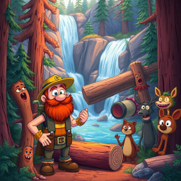 Log Jam: Wood You Believe It? - Text-based game