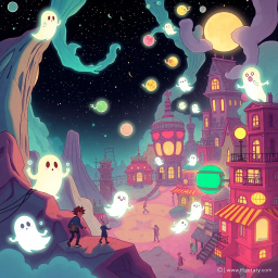 Whose Ghost is it Anyway? - Text-based game