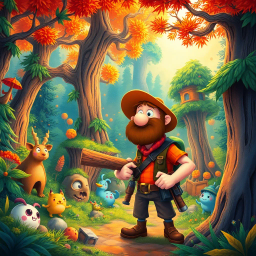 Log Jam: Under the Canopy - Text-based game