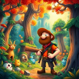 Log Jam: Under the Canopy - Text-based game