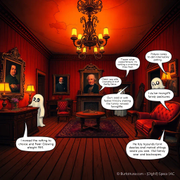 Whose Ghost Is It Anyway? - Text-based game