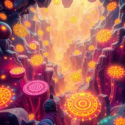 Spinning Glyphs Adventure - Text-based game