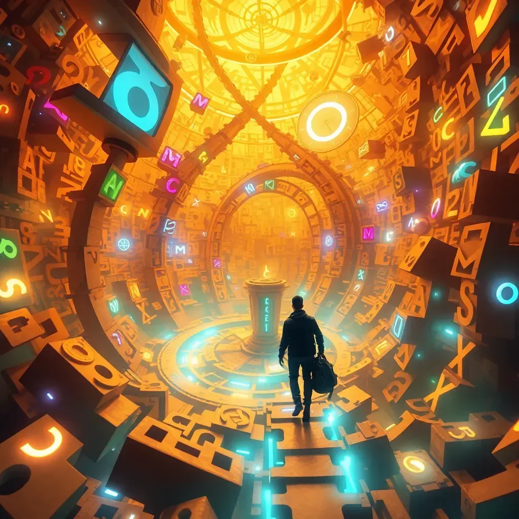 Spinning Glyphs